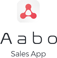 Aabo CRM Sales App Footer